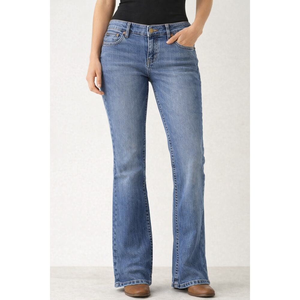 Vintage Route 66 Low Rise Bootcut Jeans Blue Denim 30” Inseam